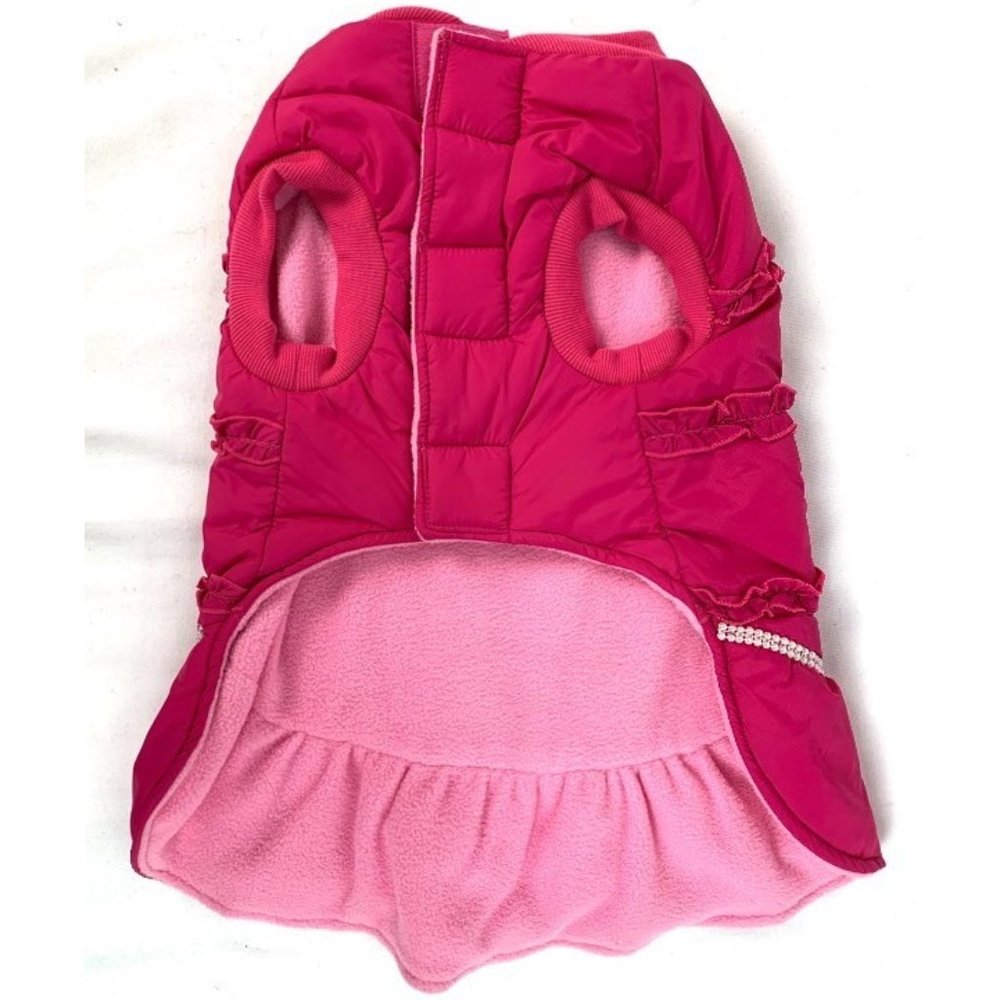 Dogo New York Pink Dog Winter Coat in size XL, NWT - Picture 2 of 4